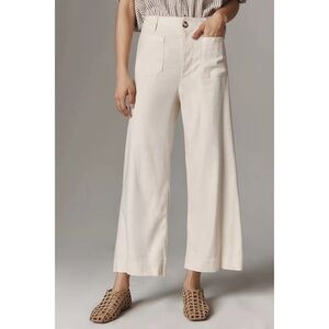 MAEVE Colette Ivory Linen Pants